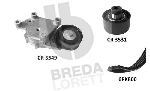 BREDA LORETT Moniurahihnasarja KCA0030